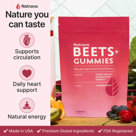 Natrava BEETS+ Gummies 25 servings