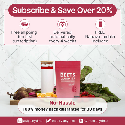 Natrava BEETS+ Gummies 25 servings